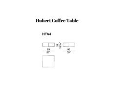 HUBERT COFFEE TABLE - Image 4